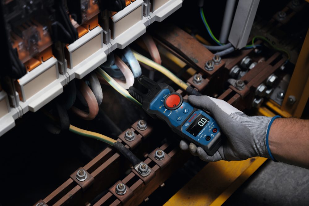 BOSCH ispitivač napona strujni GFM 1000-15 + MH 1 magnetni držač - Image 4