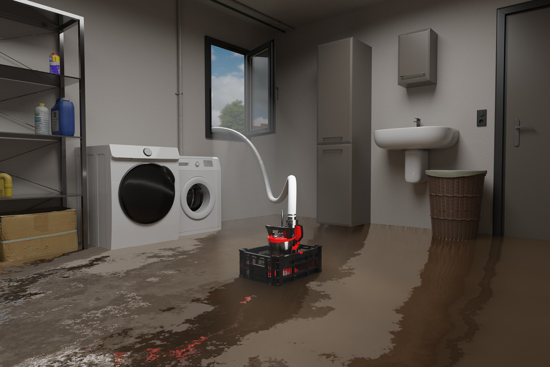 EINHELL potopna pumpa za nečistu vodu GE-DP 7535 N LL ECO set - Slika 7