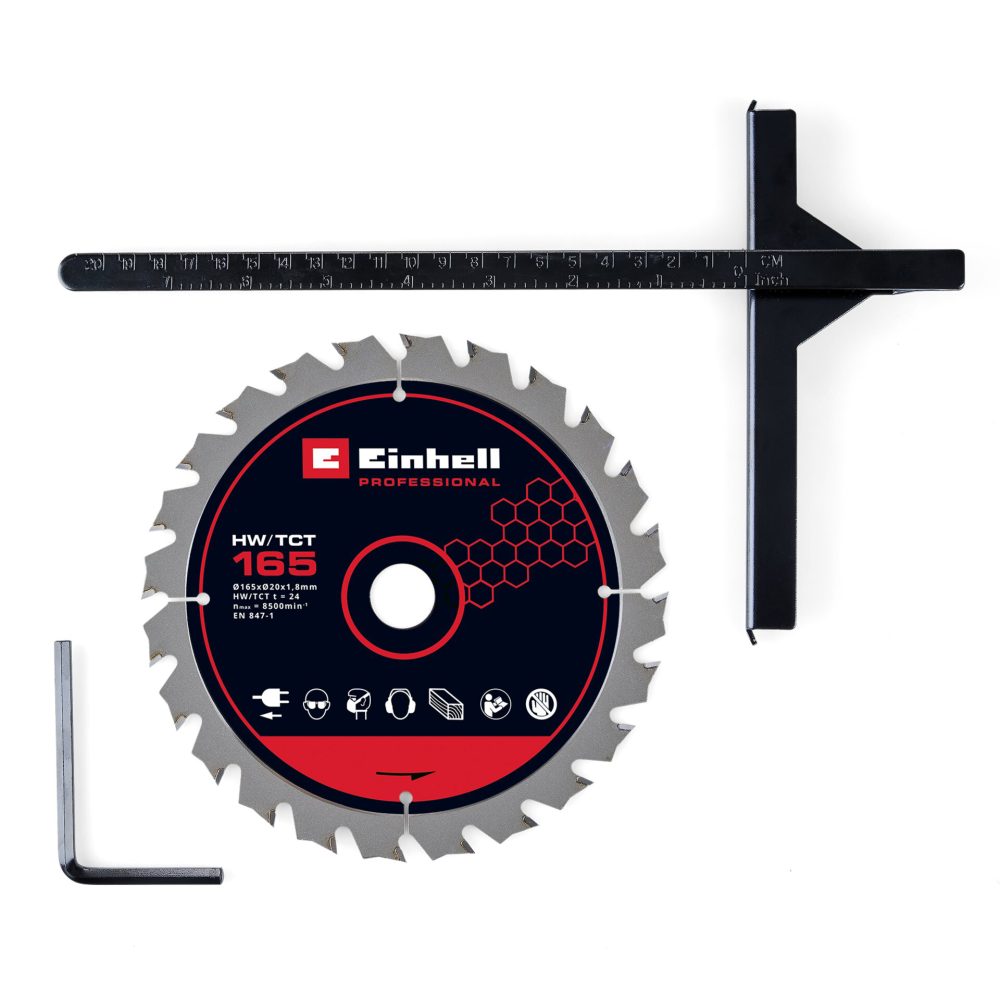 EINHELL aku ručna kružna pila TP-CS 18/165 Li BL PXC 18V bez baterije - Image 8
