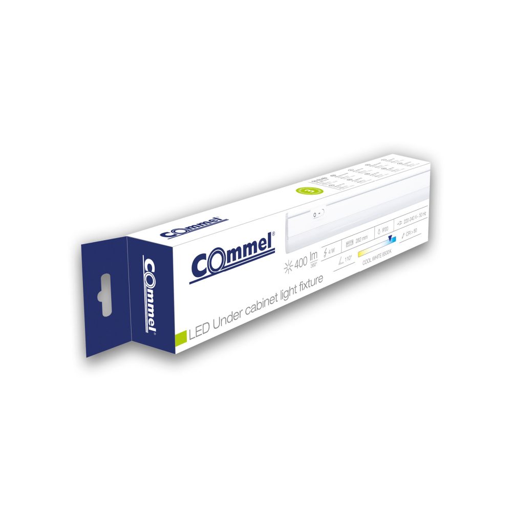 COMMEL LED svjetiljka 4W 6500K 480lm sklopka bijela 406-205 - Image 2