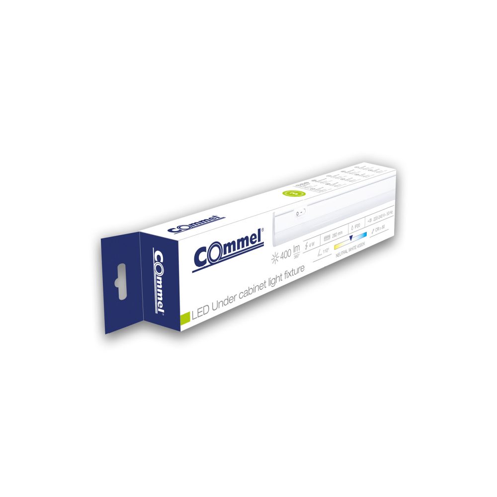 COMMEL LED svjetiljka 4W 4000K 480lm sklopka bijela 406-215 - Image 2