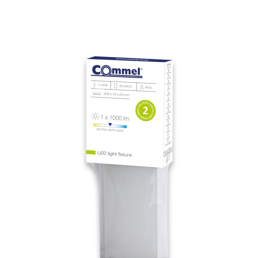 COMMEL LED svjetiljka 9W 4000K 1000lm bijela 406-261 - Image 2