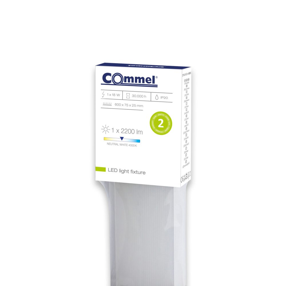 COMMEL LED svjetiljka 18W 4000K 2200lm bijela 406-262 - Image 2