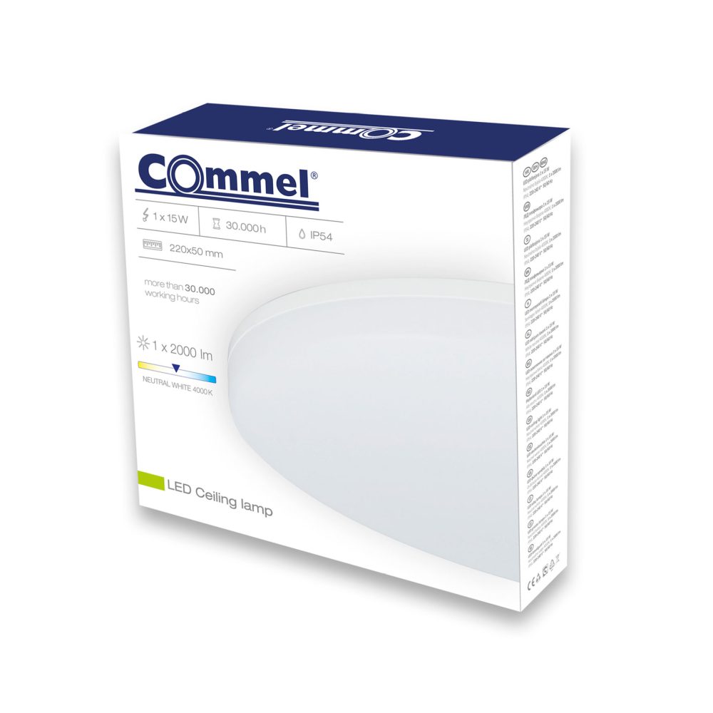 COMMEL LED plafonjera 15W, 4000K, 2000lm 407-101 - Image 2