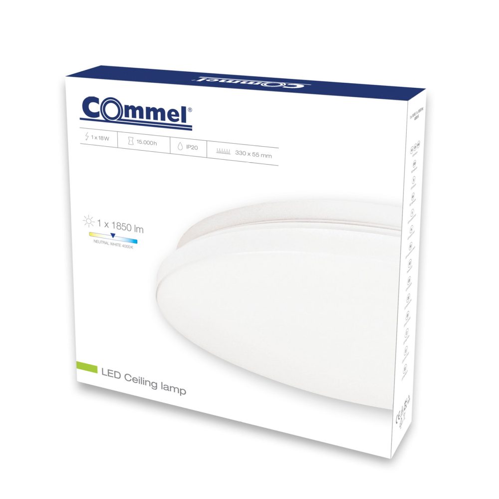 COMMEL LED plafonjera 18W, 4000K, 1850lm 407-126 - Image 2