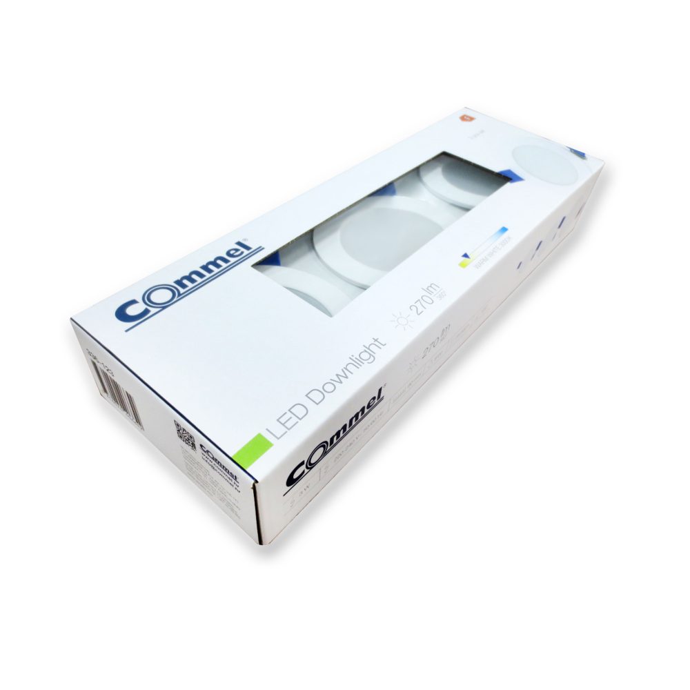COMMEL LED svjetiljka ugradbena 3W 4000K 270lm bijela 336-124 - Image 3