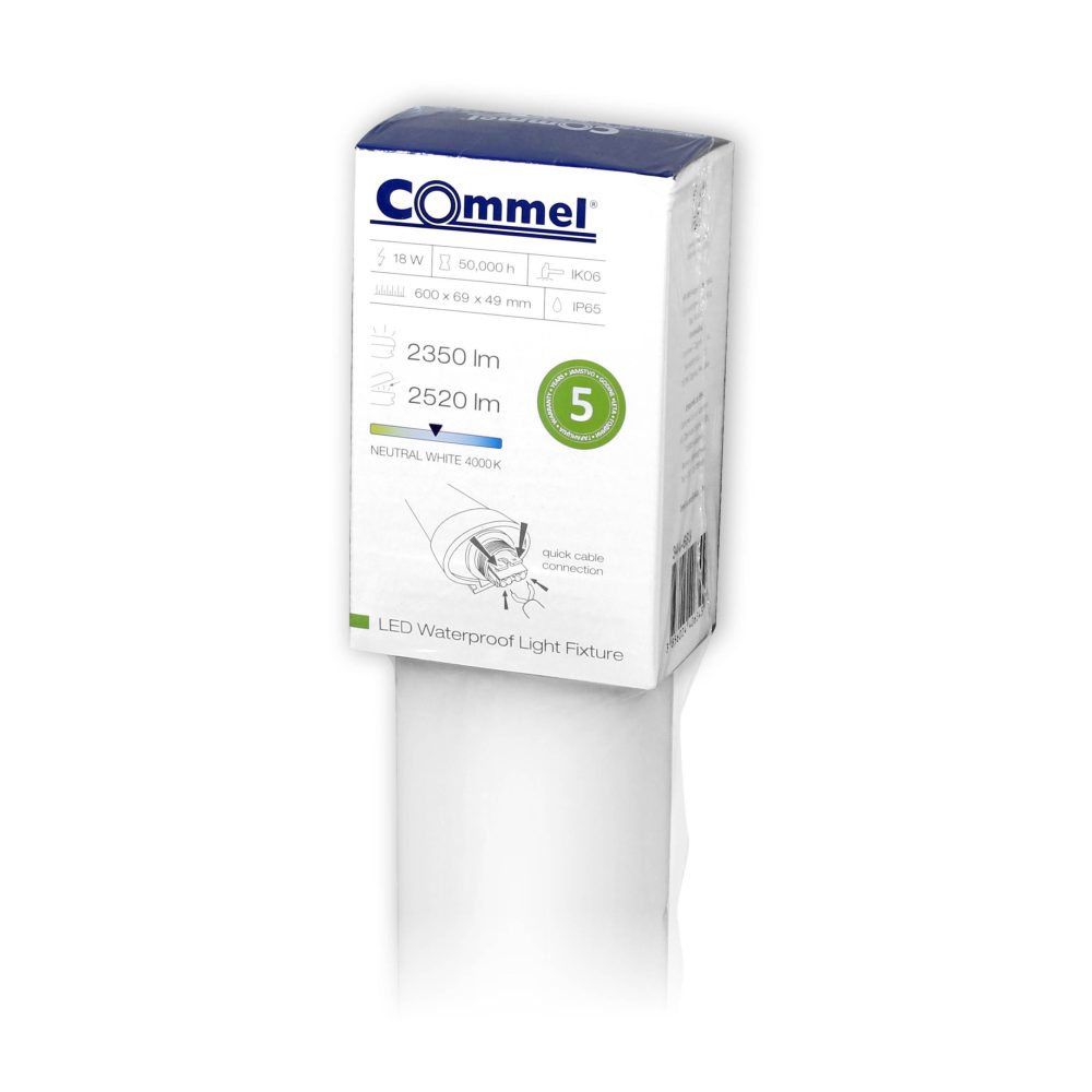 COMMEL LED svjetiljka 18W 4000K 2350lm bijela 344-683 - Image 3