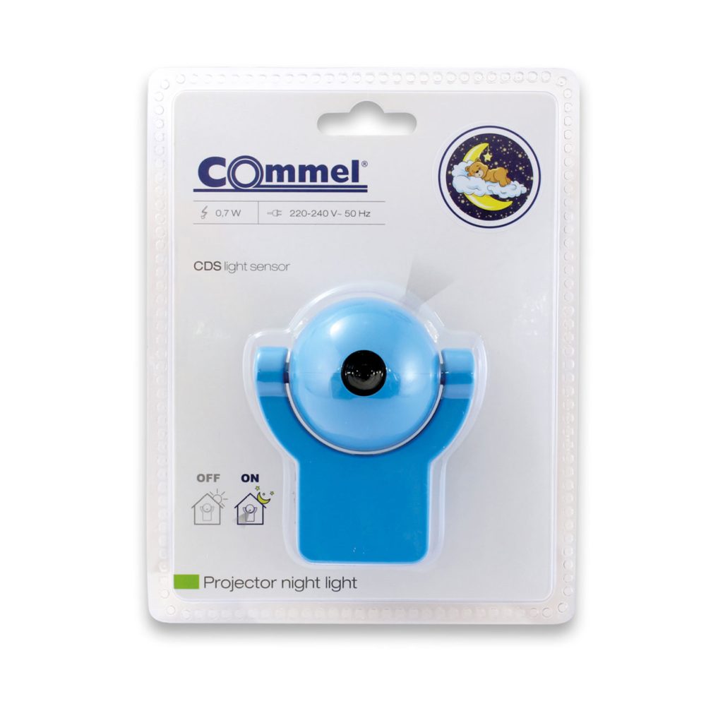 COMMEL noćno svjetlo-projektor s motivom  0,7W plavi 390-203 - Image 3