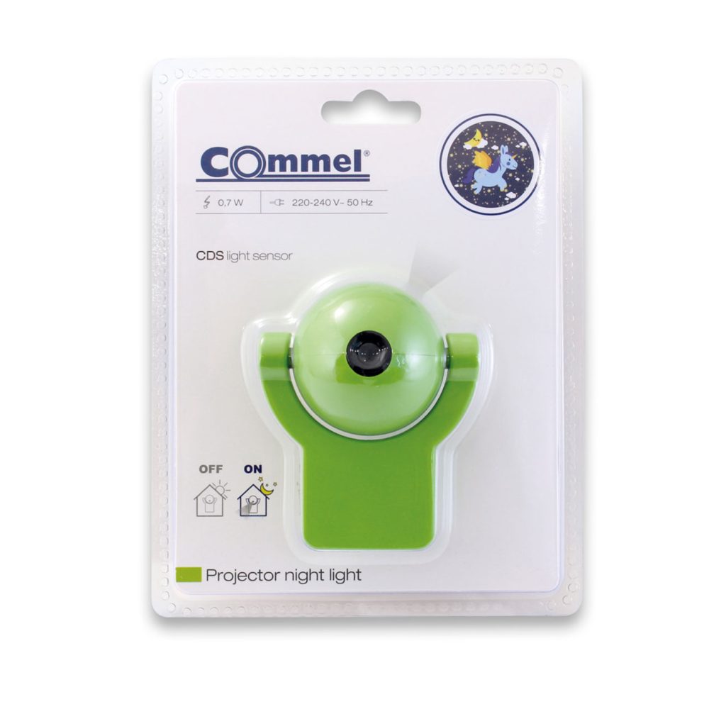 COMMEL noćno svjetlo-projektor s motivom  0,7W zeleni 390-203 - Image 3