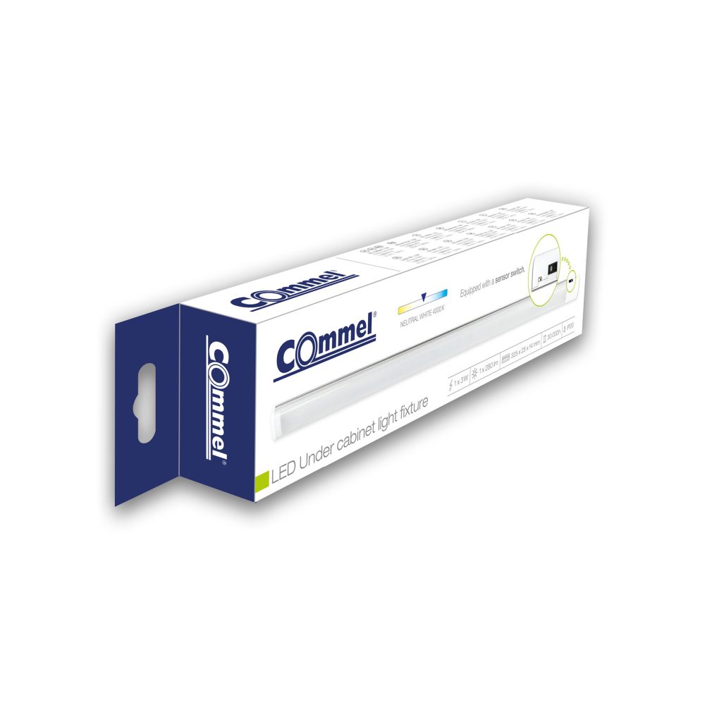 COMMEL LED svjetiljka 3W 4000K 280lm senzor bijela 406-501 - Image 3