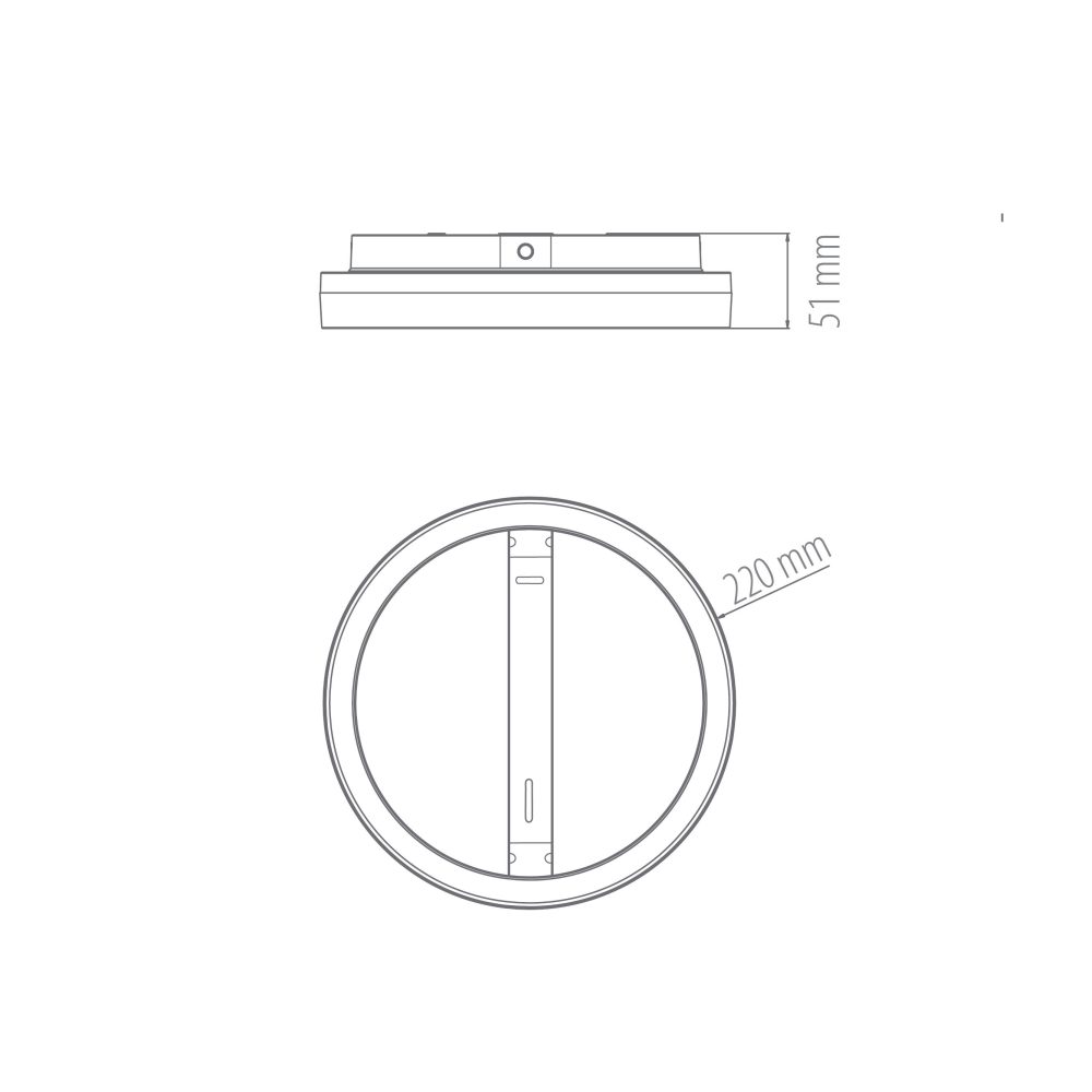 COMMEL LED plafonjera 18W, 4000K, 2550lm, detektor pokreta 407-202 - Image 3