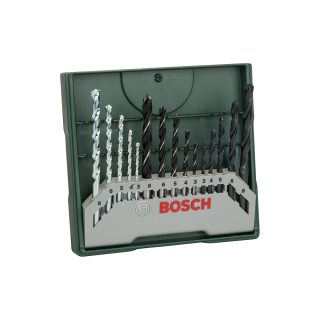 BOSCH set svrdala za drvo/metal/kamen 15-dijelni Mini X-Line