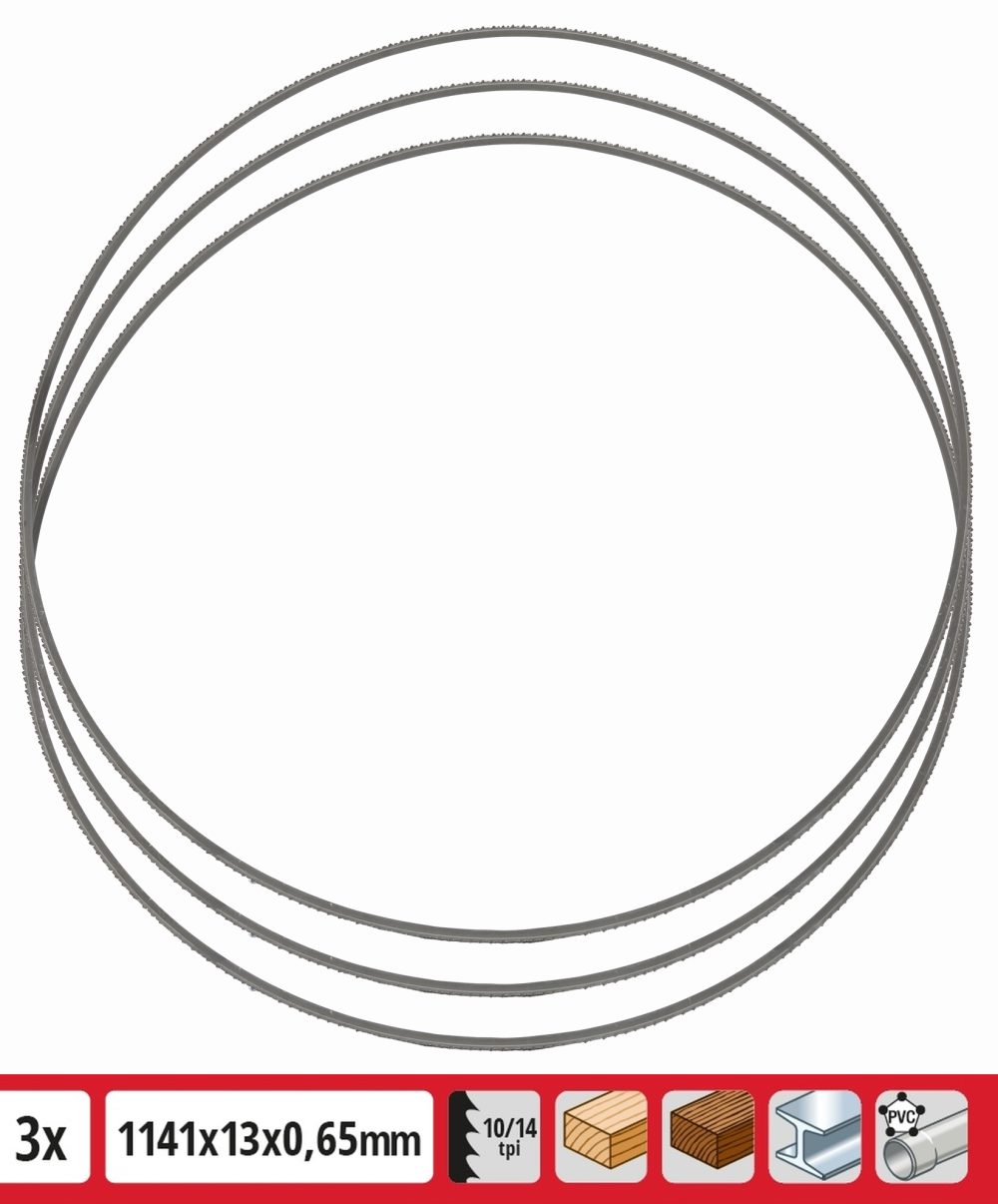 EINHELL set reznih listova za metal 1141x13 mm 10/14Z, za TE-MB 18/127 Li - Image 2