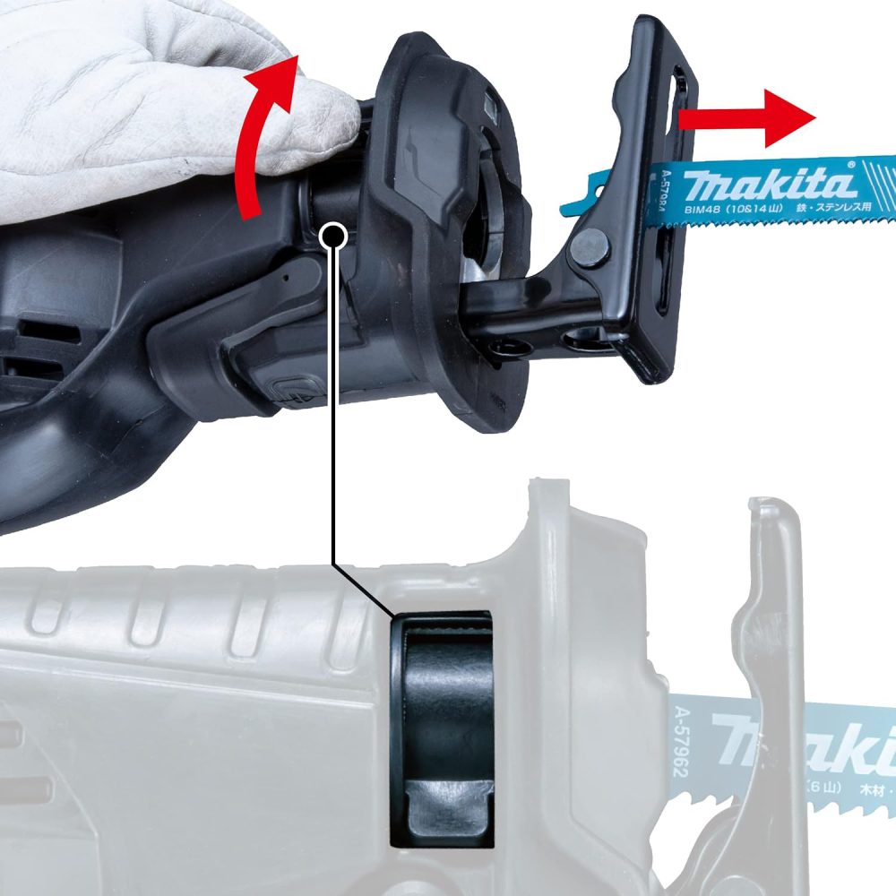 MAKITA aku recipročna pila JR002GZ XGT 40V bez baterije - Slika 2