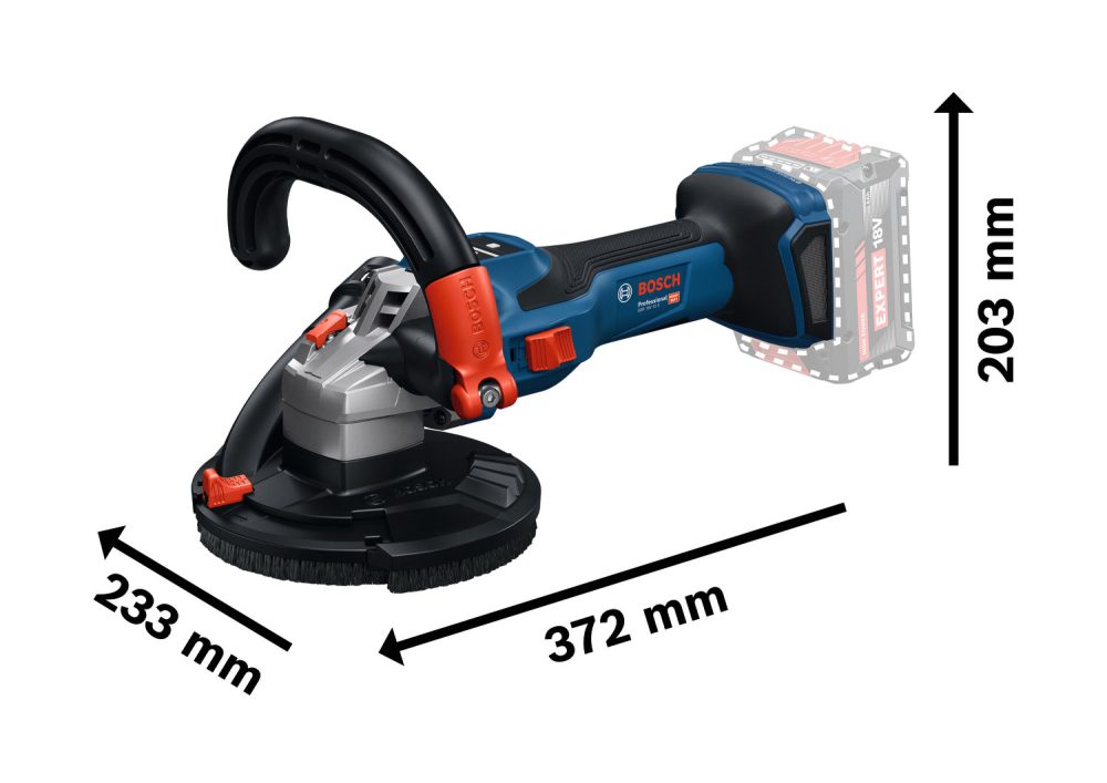 BOSCH aku brusilica za beton GBR 18V-15 S 18V bez baterije - Image 2