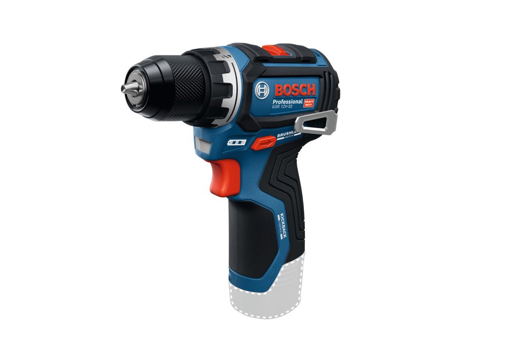 BOSCH aku bušilica GSR 12V-32 2xAku 12V 2,0Ah + 36 dj. set pribora torba - Image 2