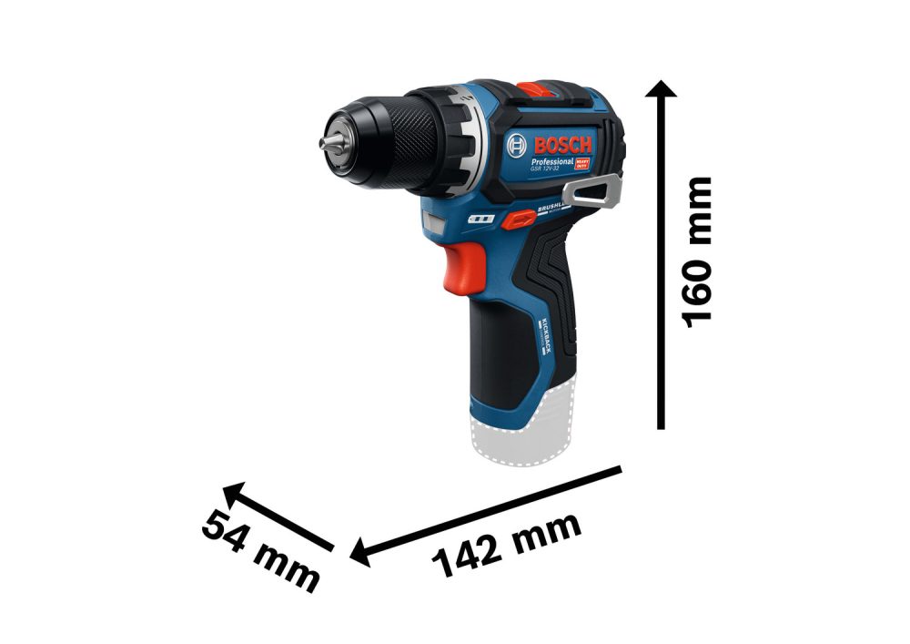 BOSCH aku bušilica GSR 12V-32 12V bez baterije - Image 3