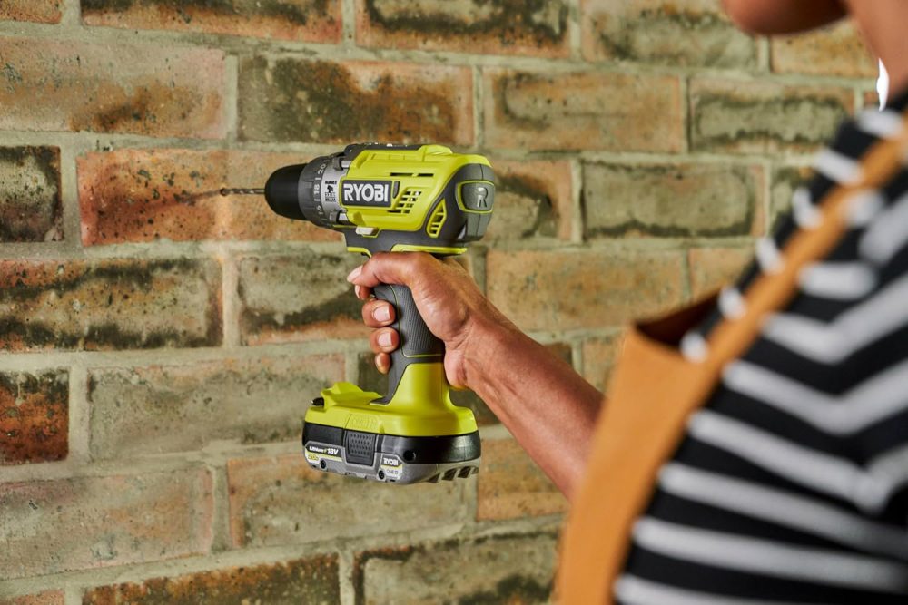 RYOBI aku udarna bušilica-odvijač R18PD3-220S 2xAku 18V 2,0Ah torba - Image 4