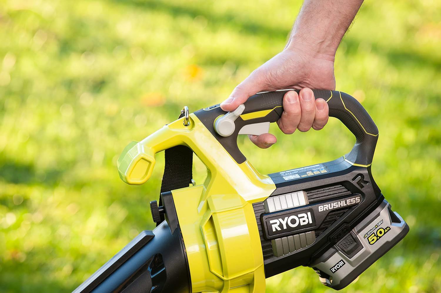 RYOBI aku usisavač-puhalo-drobilica za lišće OBV18 18V ONE+ bez baterije - Image 4