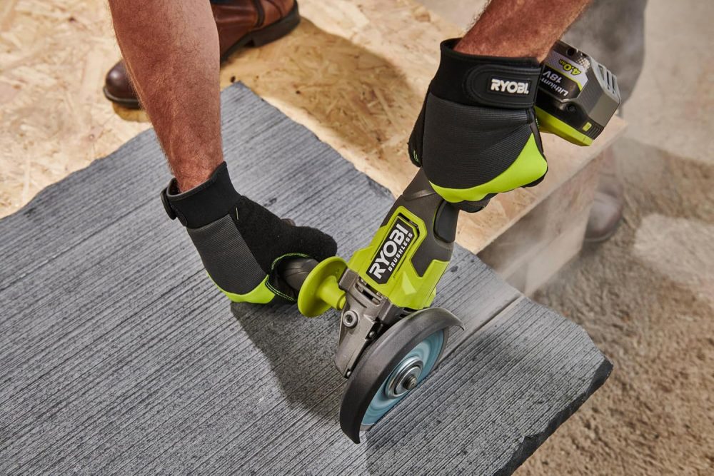 RYOBI aku kutna brusilica RAG18BL-0 18V + GRATIS aku set 18V 2,5Ah - Image 4