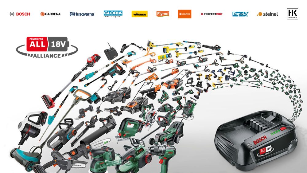 BOSCH aku kosilica EasyMower 18V-32-200 + aku trimer EasyGrassCut 18V 4,0Ah - Image 2