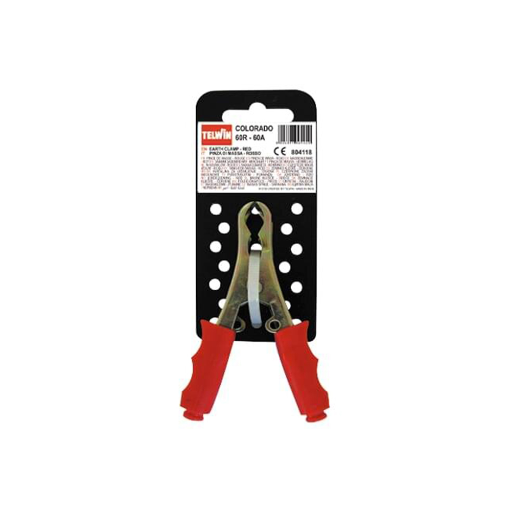 TELWIN kliješta mase 60A crvena 804118
