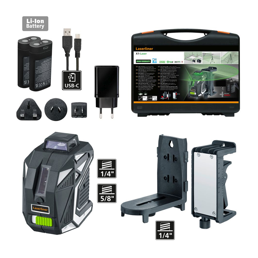 LASERLINER križni laserski nivelir X1