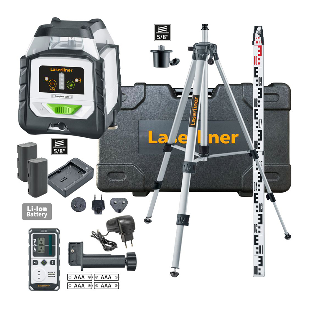 LASERLINER križni laserski nivelir G360 set
