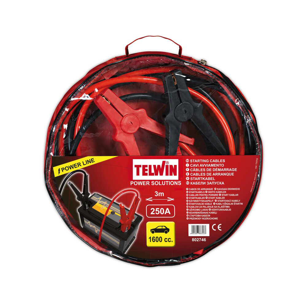 TELWIN kabel za startanje 3m, 16m2, 250A 802746 - Slika 2