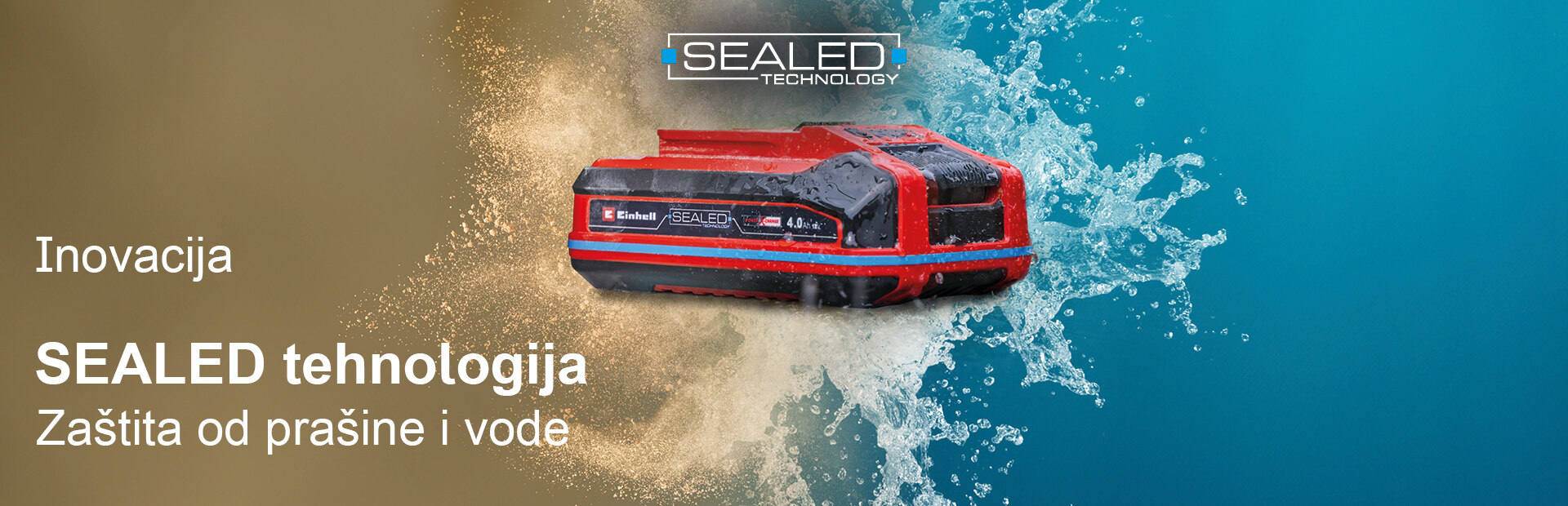 Einhell Sealed tehnologija