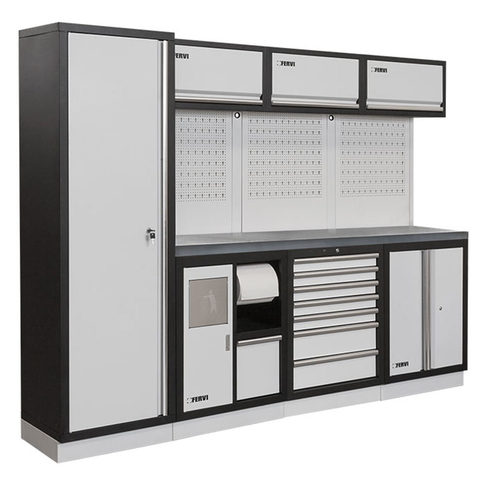 FERVI radionički modularni namještaj s alatom INOX 290 dj. A008G-FRV