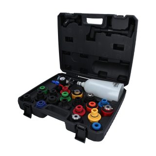 KS TOOLS set lijevaka za punjenje ulja s obrtnim kutnim krakom 24 dj. 1509130-KST