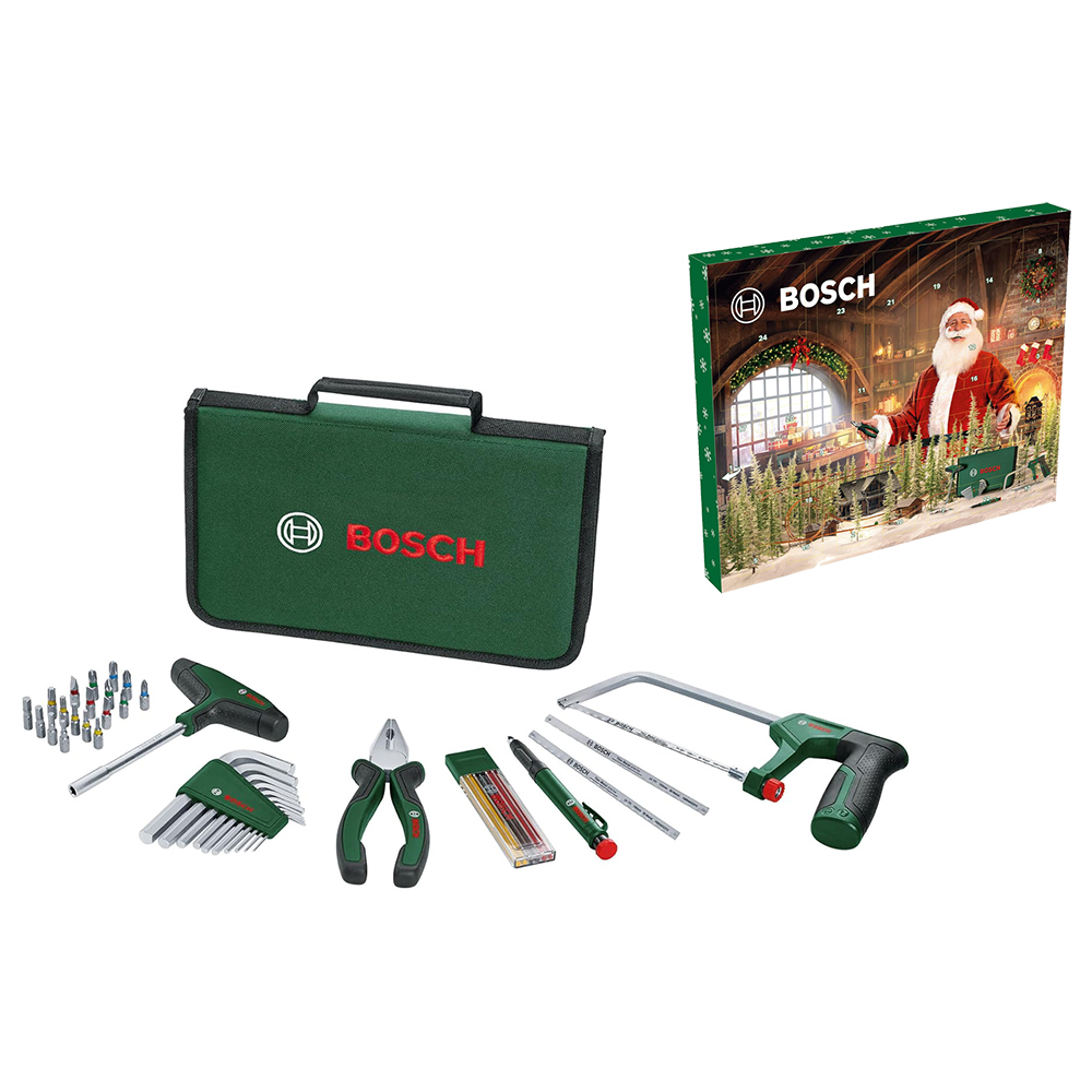 BOSCH set ručnog alata u torbi adventski kalendar 41-dijelni