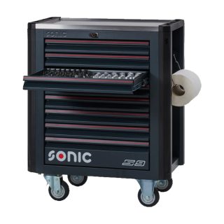 SONIC radionička kolica s alatom NEXT S9 8 ladica 363 dj. 736377307302L-SEQ