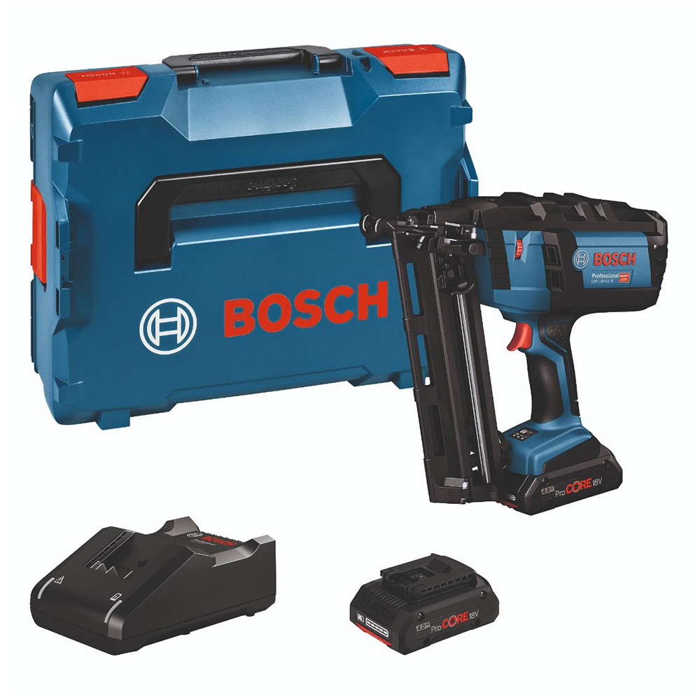 BOSCH aku pištolj za čavle GNH 18V-64 M 2xAku 18V 4,0Ah L-Boxx - RASPRODAJA