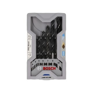 BOSCH set spiralnih svrdla za drvo 3-10mm PRO Wood, 7 kom