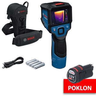 BOSCH aku termalna kamera GTC 12V-450-13 12V bez baterije + GRATIS baterija 12V 2,0Ah