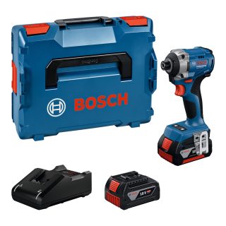 BOSCH aku udarni stezač/odvijač GDR 18V-215 18V 2xAku 18V 4,0Ah L-Boxx
