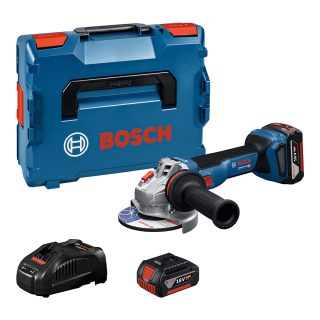 BOSCH aku kutna brusilica GWS 18V-11 S 2xAku 18V 5,0Ah L-Boxx