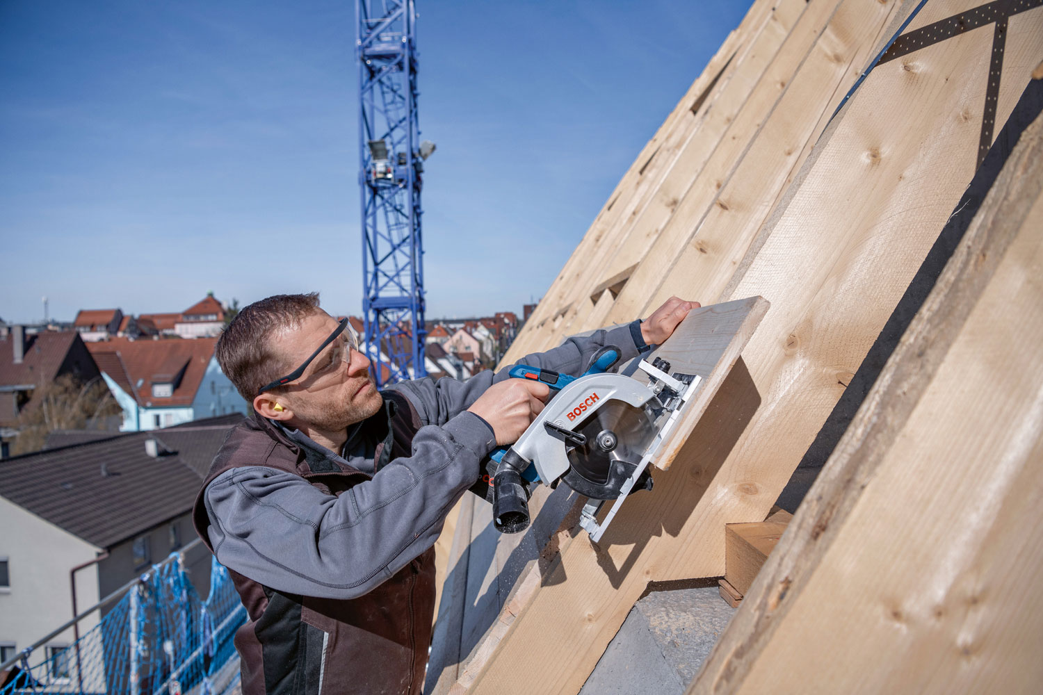 BOSCH aku set - GSR 18V-65 + GDX 18V-285 + GKS 18V-57-2 + GOP 18V-34 + GST 18V-125 S 2xAku 5,0Ah torba - Slika 2