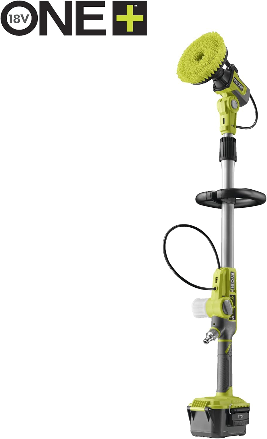 RYOBI aku teleskopska četka za čišćenje RWTS18-0 18V + GRATIS aku set 18V 2,5Ah - Slika 2