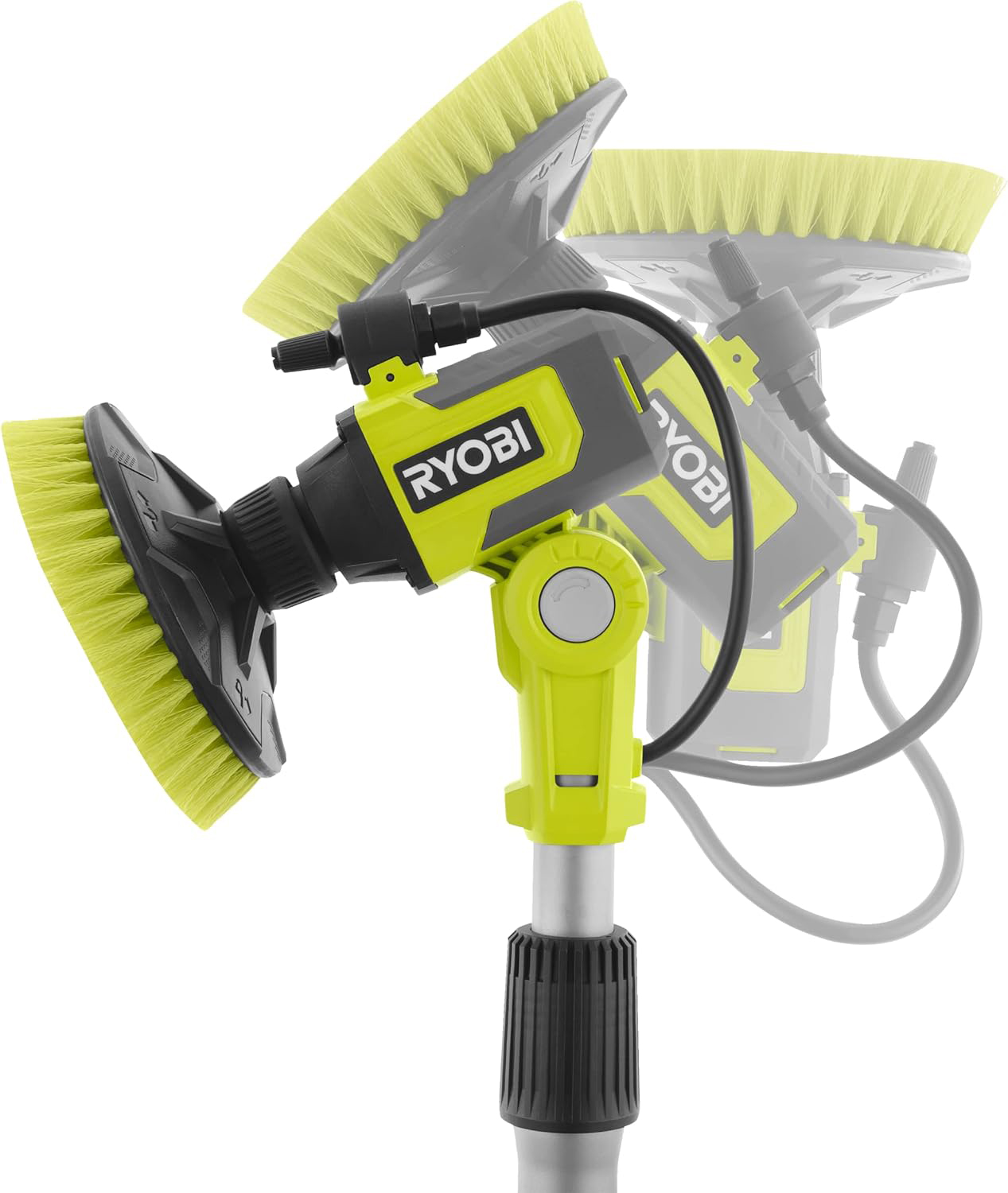 RYOBI aku teleskopska četka za čišćenje RWTS18-0 18V + GRATIS aku set 18V 2,5Ah - Slika 3