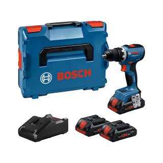 BOSCH aku bušilica-odvijač GSR 18V-65 3xAku 18V 4,0Ah L-Boxx