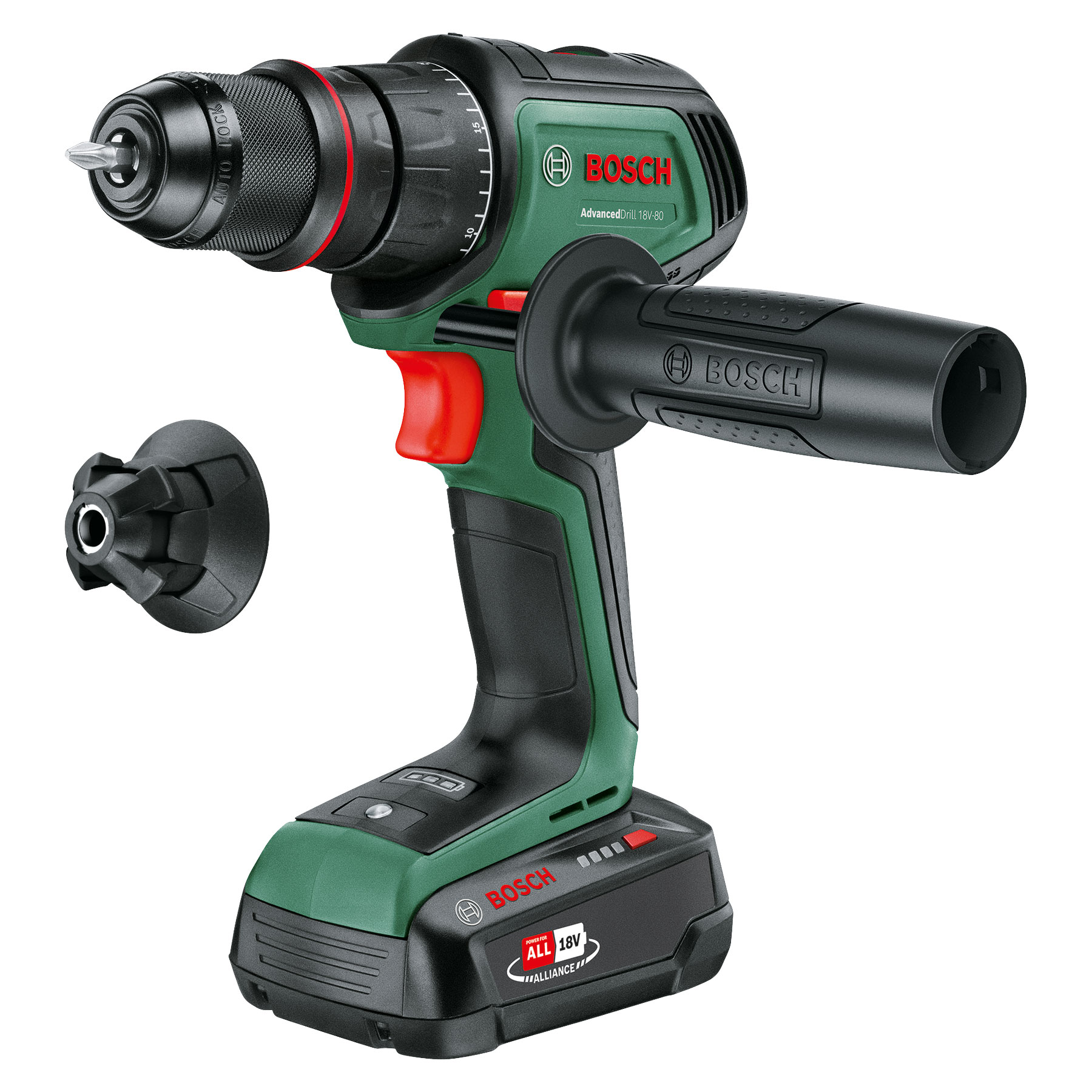 BOSCH aku bušilica-odvijač AdvancedDrill 18V-80 Quicksnap 18V 2,5Ah kovčeg - Slika 2