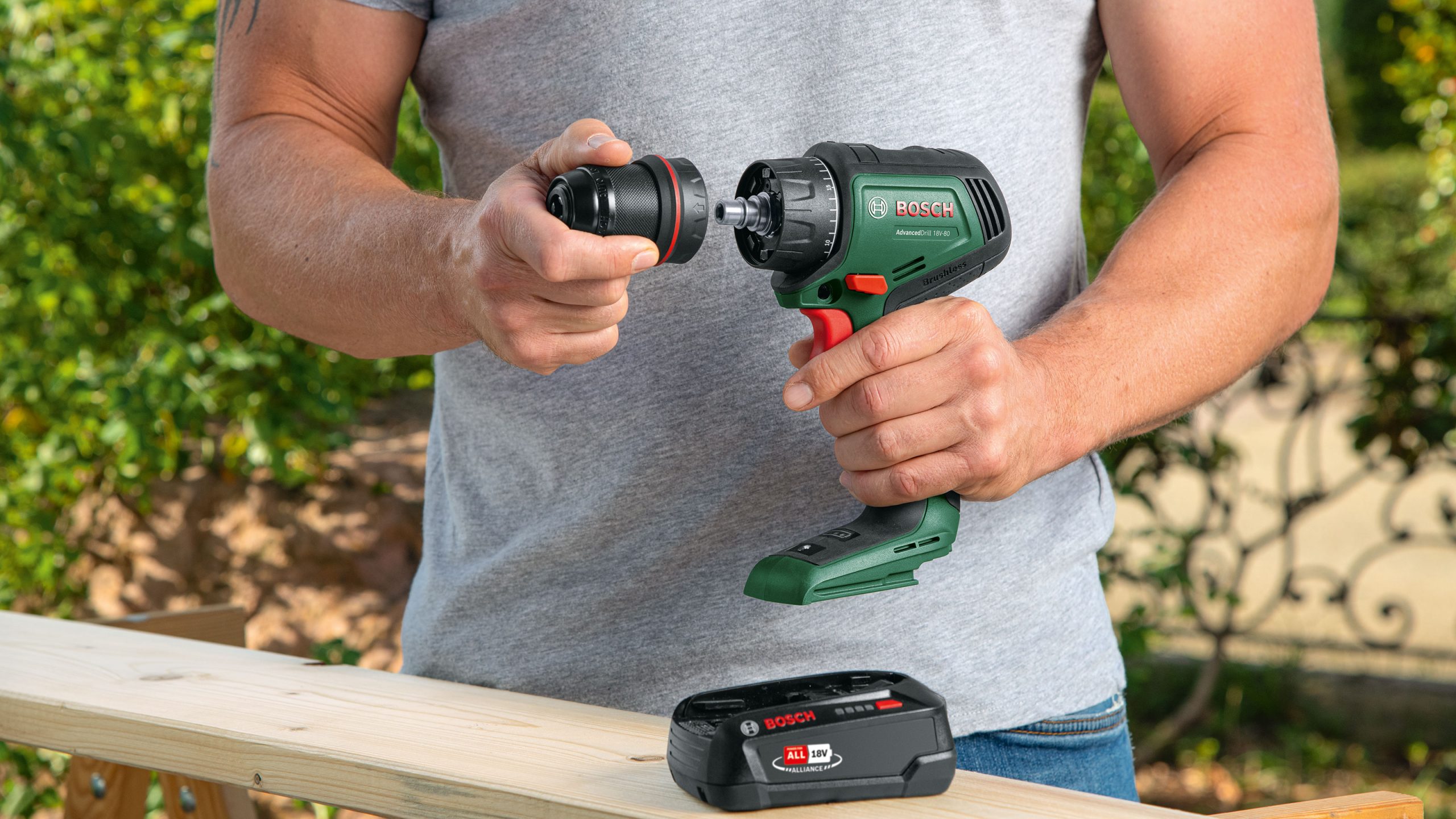 BOSCH aku bušilica-odvijač AdvancedDrill 18V-80 Quicksnap 18V 2,5Ah kovčeg - Slika 4