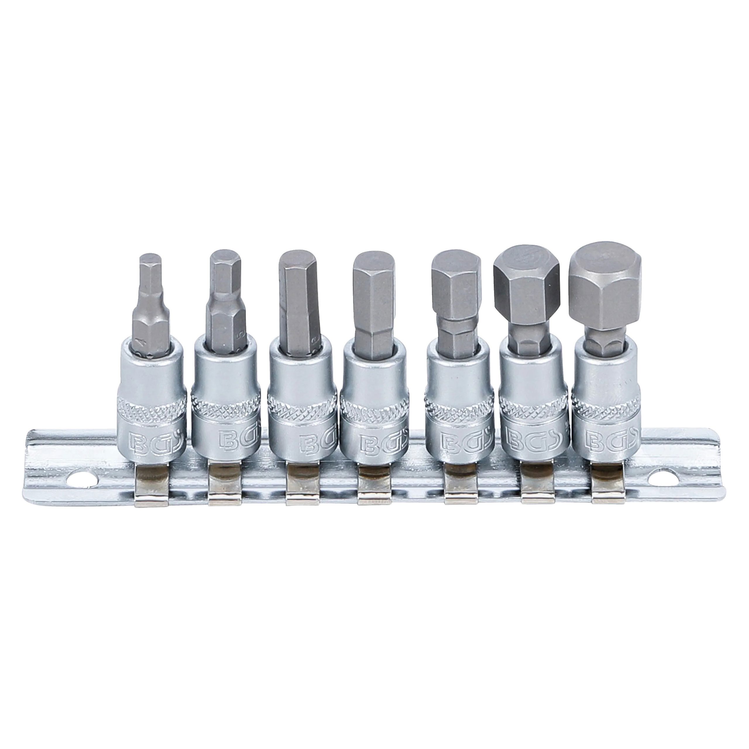 BGS set nasadnih bitova imbus 1/4" 4-12 mm 7 dj. 2161