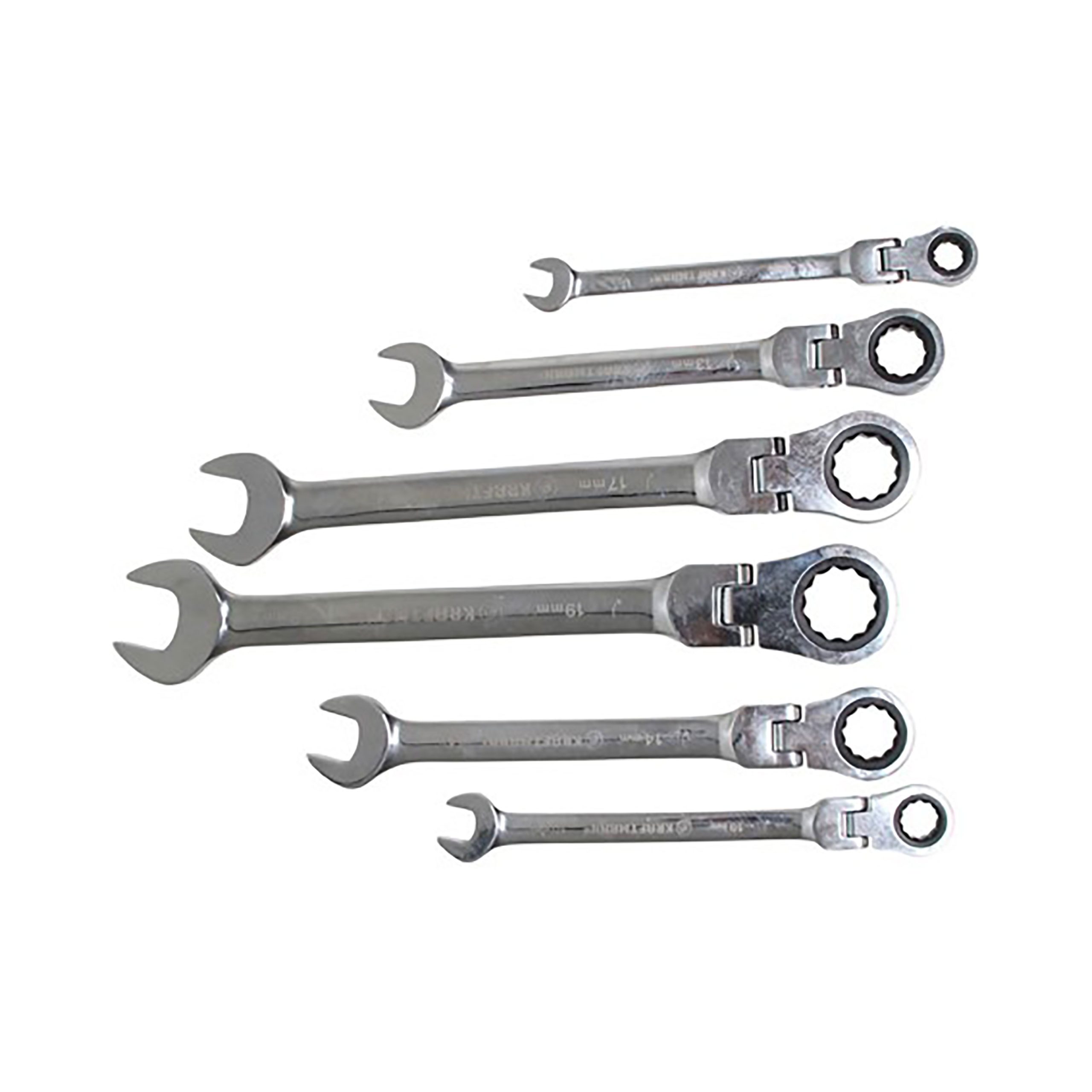 BGS set viličasto-okastih ključeva s račnom 8-19 mm 6 dj. 30004