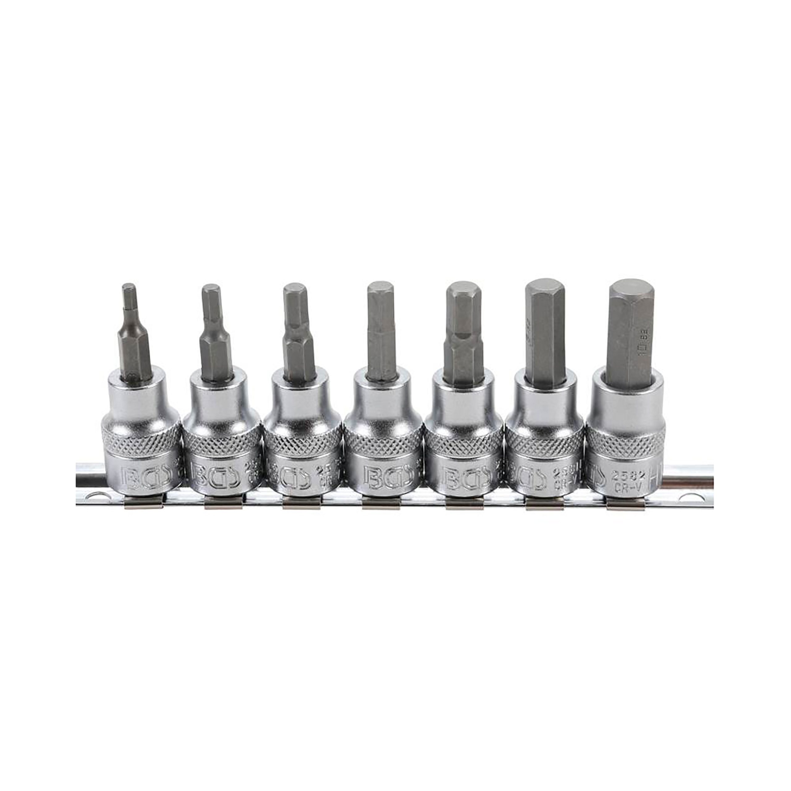 BGS set nasadnih bitova imbus 3-10 mm 3/8" 6-kutni 7 dj. pro+ 5107