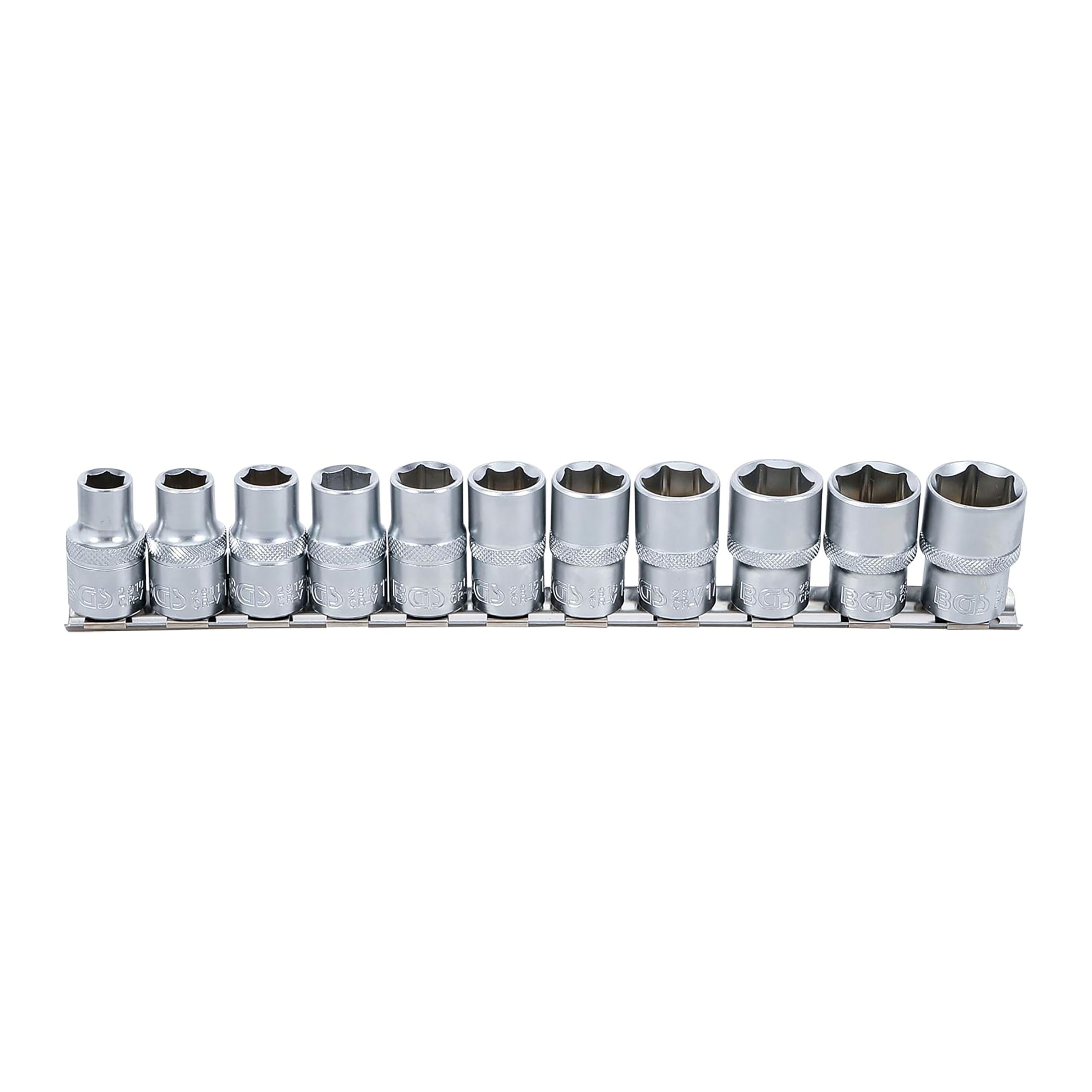 BGS set nasadnih ključeva 10-21 mm 1/2" 6-kutni 11 dj. 9106