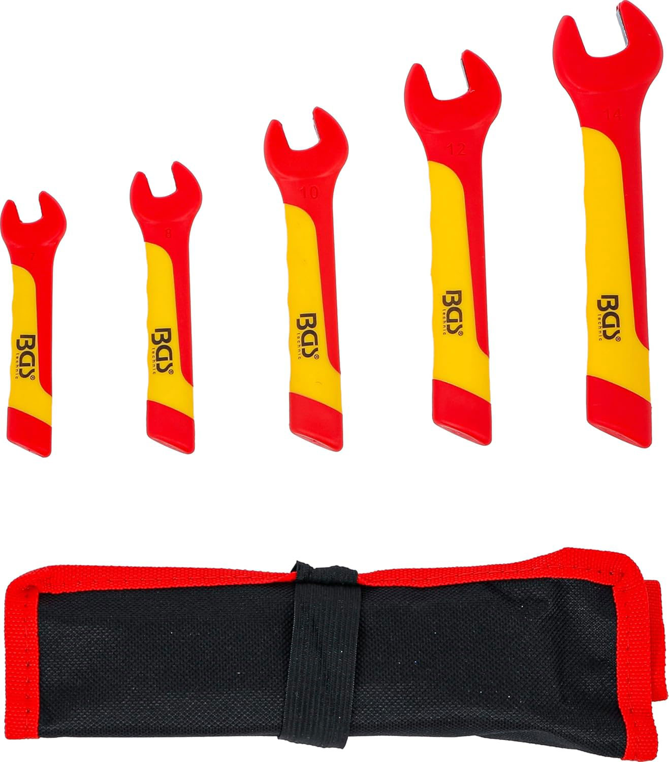 BGS set ključeva viličasti VDE 7-14 mm 5 dj. 7159 - Slika 3